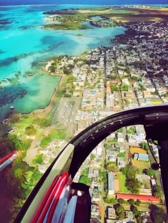 Helicopter Tour of Mauritius